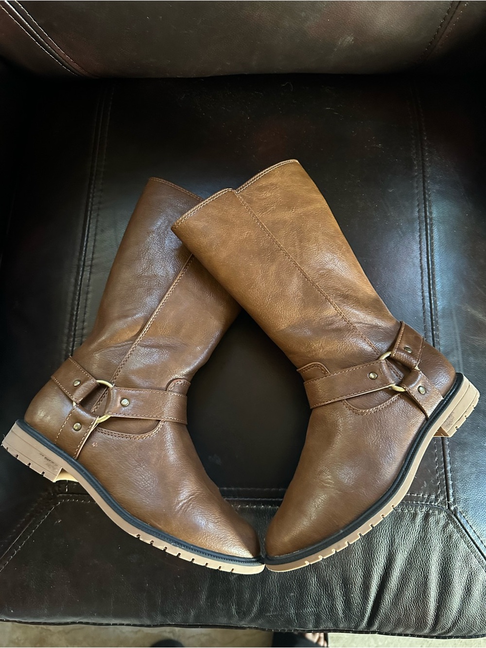 Classic Tall Brown Riding Boots - Stylish Everyday Women’s Footwear